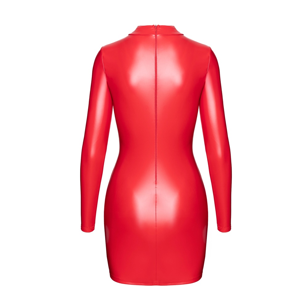 Noir Handmade Bombshell Bodycon Dress Red - Image 2