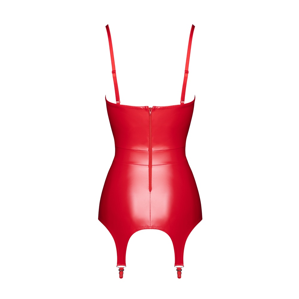 Noir Handmade Bombshell Fierce Corset-belt Red - Image 2