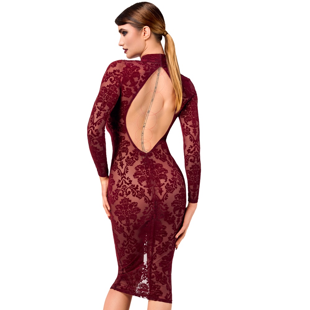 Noir Handmade Kink Royal midi dress - Image 4