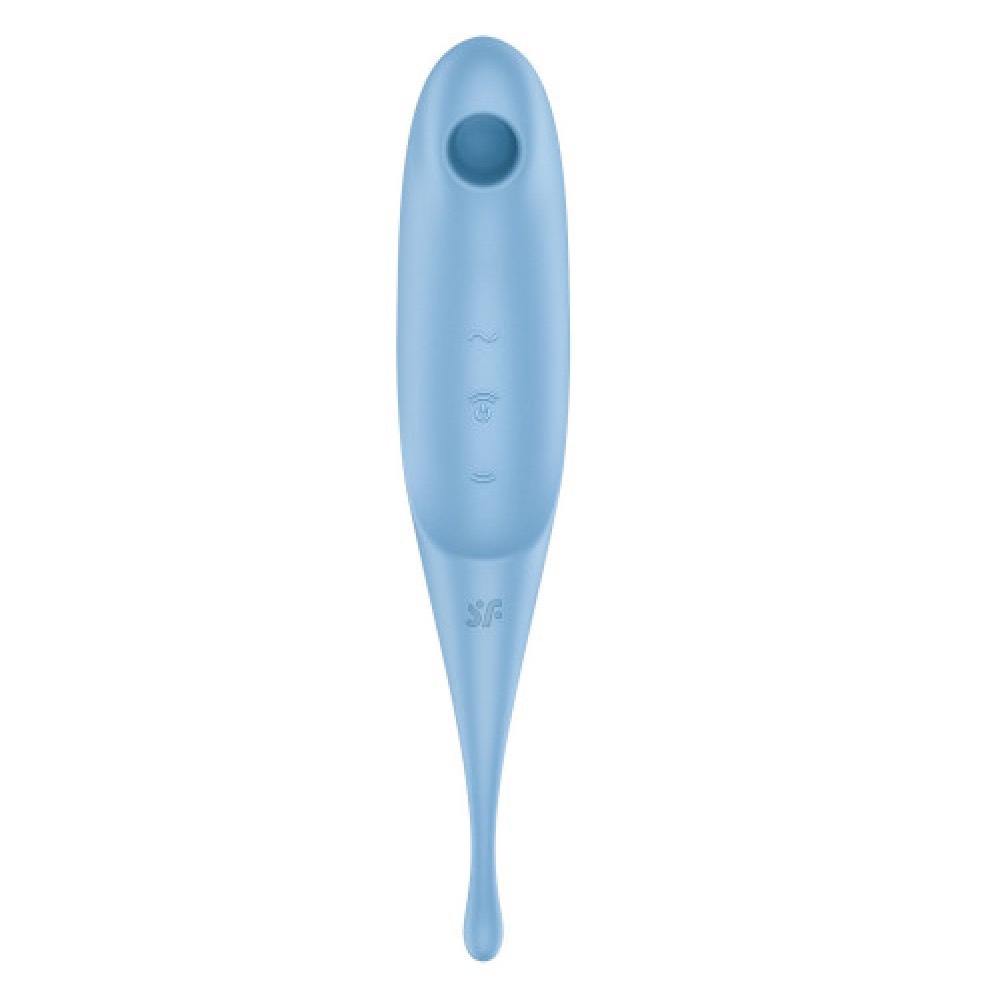 Satisfyer Twirling Pro Hybrid Air Pulse Vibrator Blue - Image 5