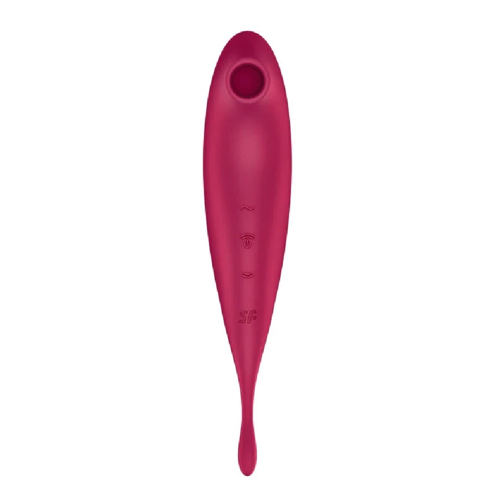 Satisfyer Twirling Pro Hybrid Air Pulse Vibrator Red - Image 5