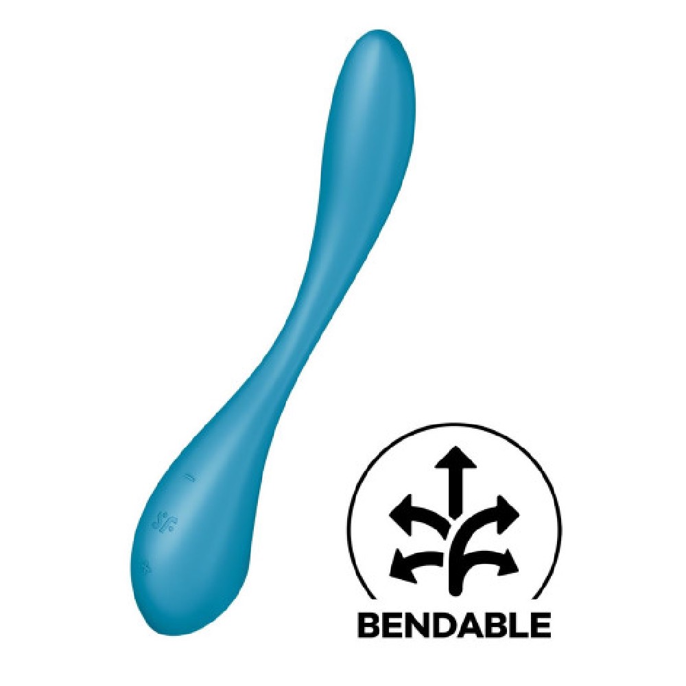 Satisfyer G Spot Flex 5+ Flexible Mutlivibrator Blue - Image 3