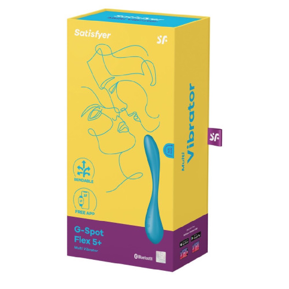Satisfyer G Spot Flex 5+ Flexible Mutlivibrator Blue - Image 2