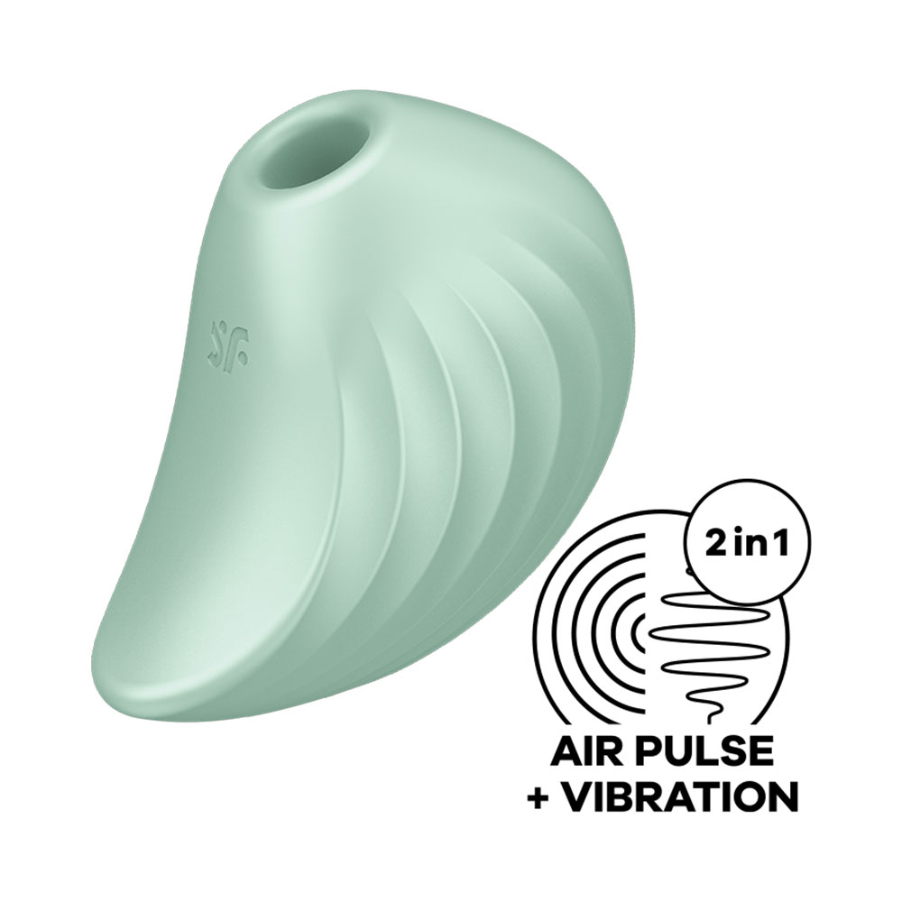 Satisfyer Pearl Diver air-pulse waves vibrations clitoral stimulator mint - Image 2