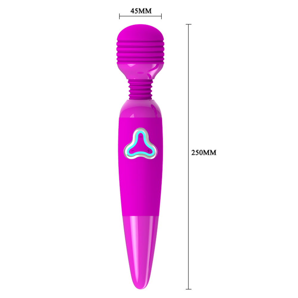 Magic Wand Rechargeable Powerful sex Vibrator Purple - Image 2