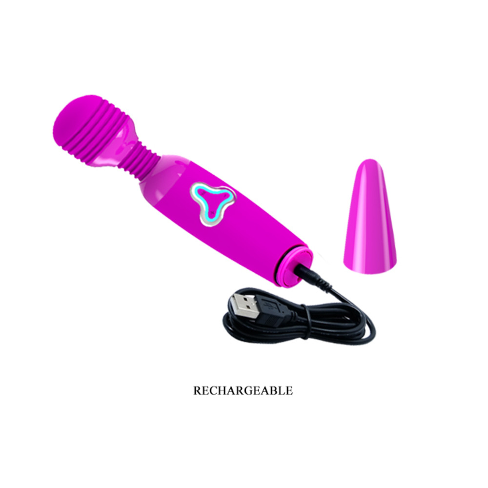 Magic Wand Rechargeable Powerful sex Vibrator Purple - Image 6