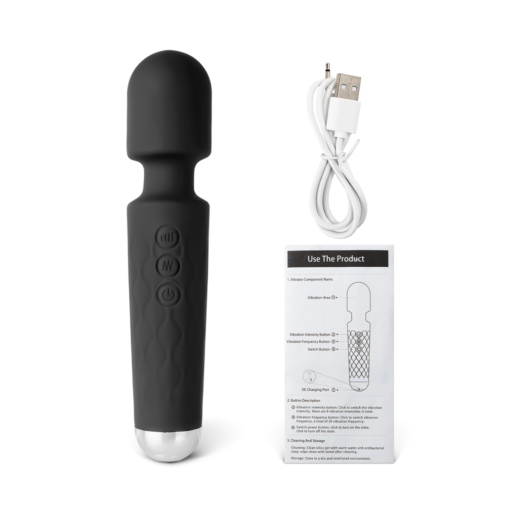 TOYBOY ANDROS Magic Wand Massaging Vibrator black - Image 2