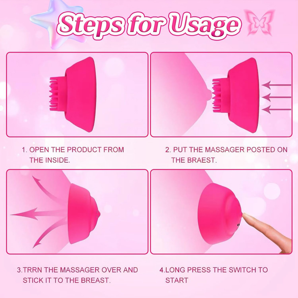 VIBE KISS Remote Controlled vibrating Nipple Suckers - Image 6