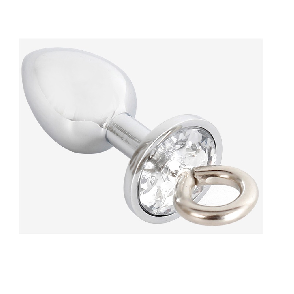 Small Anal plug with metal chain - Image 3