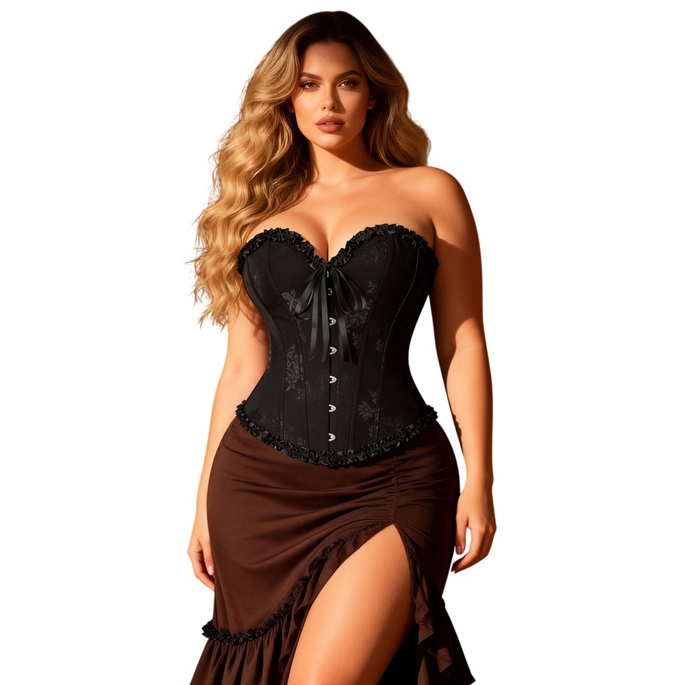 Vintage Palace Style Black Corset - Image 2