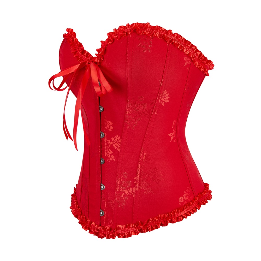 Vintage Palace Style Red Corset - Image 7