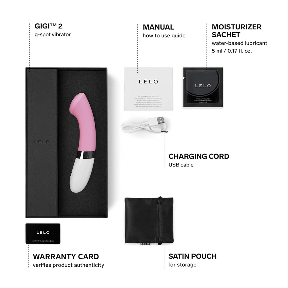 Lelo Gigi 2 G Spot Vibrator Pink - Image 2