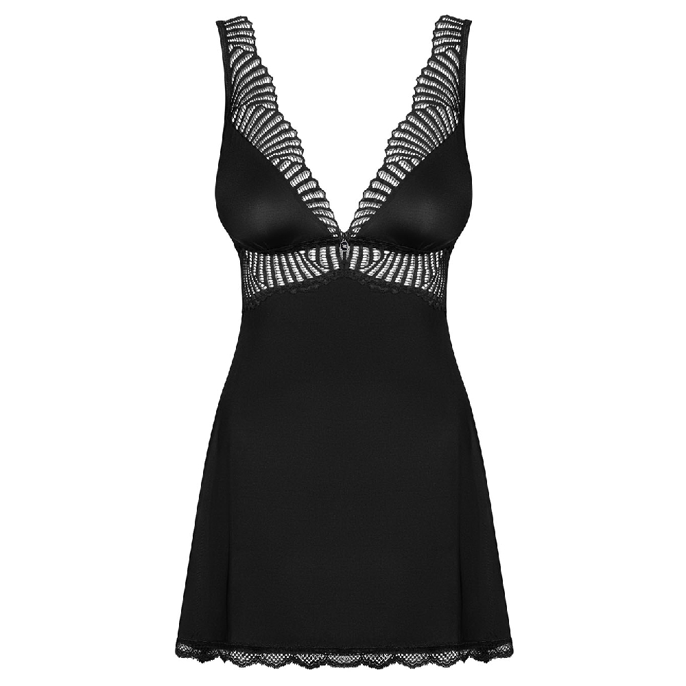 Plus Size Obsessive Klarita Babydoll with Thong - Image 3