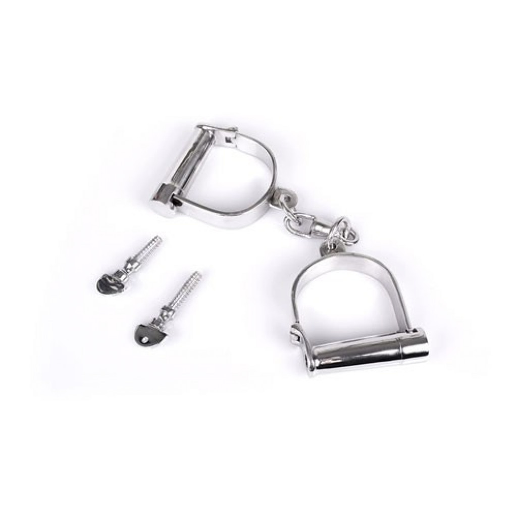 Austenitic Stainless Steel Slave Handcuffs - Image 6