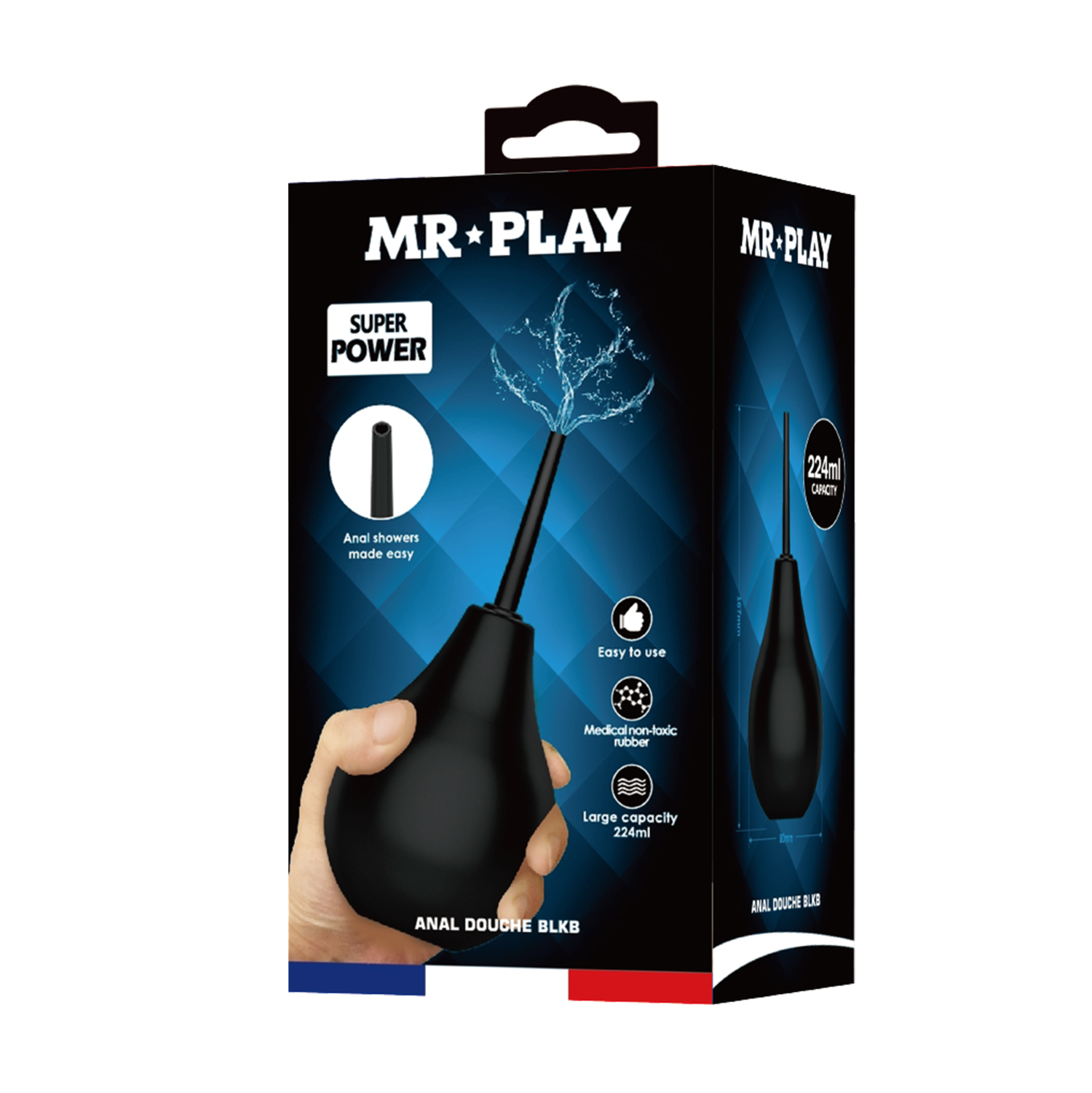 MRPLAY Black Anal Cleansing Douche Bulb 224ml - Image 7