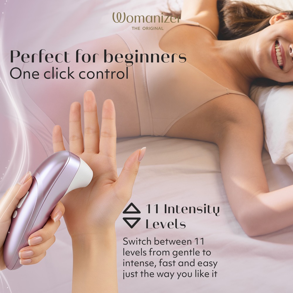 Womanizer Pro Clitoral Stimulator Purple - Image 5