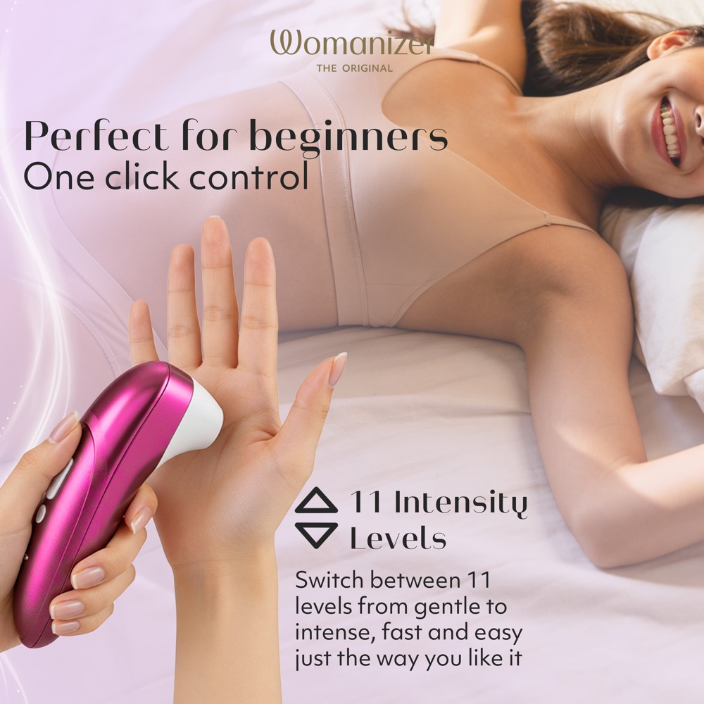 Womanizer Pro Clitoral Stimulator Pink - Image 6