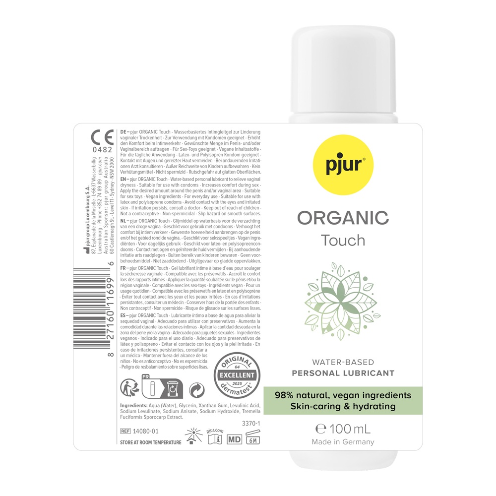 Pjur ORGANIC Touch Water based lube 100ml - Image 2