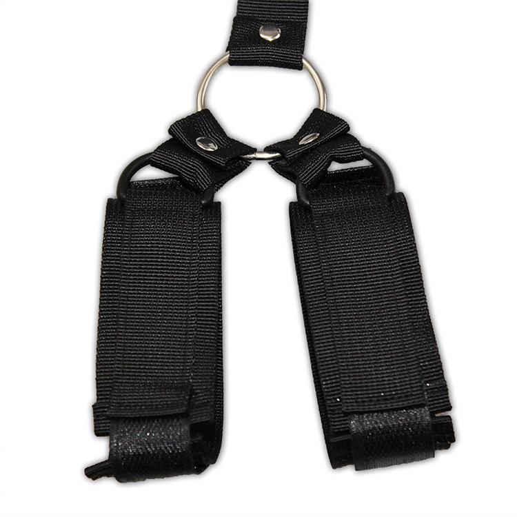 Body Harness Strap Restraints One Piece Neck Collar with Wrist Cuffs - Image 4