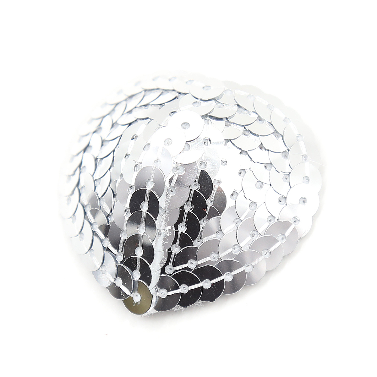Naughty Toys Sparkling Heart Nipple Cover Silver - Image 5
