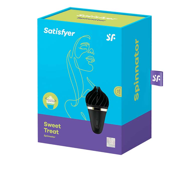 Satisfyer Sweet Treat Clitoral Vibe Black-Gold - Image 2