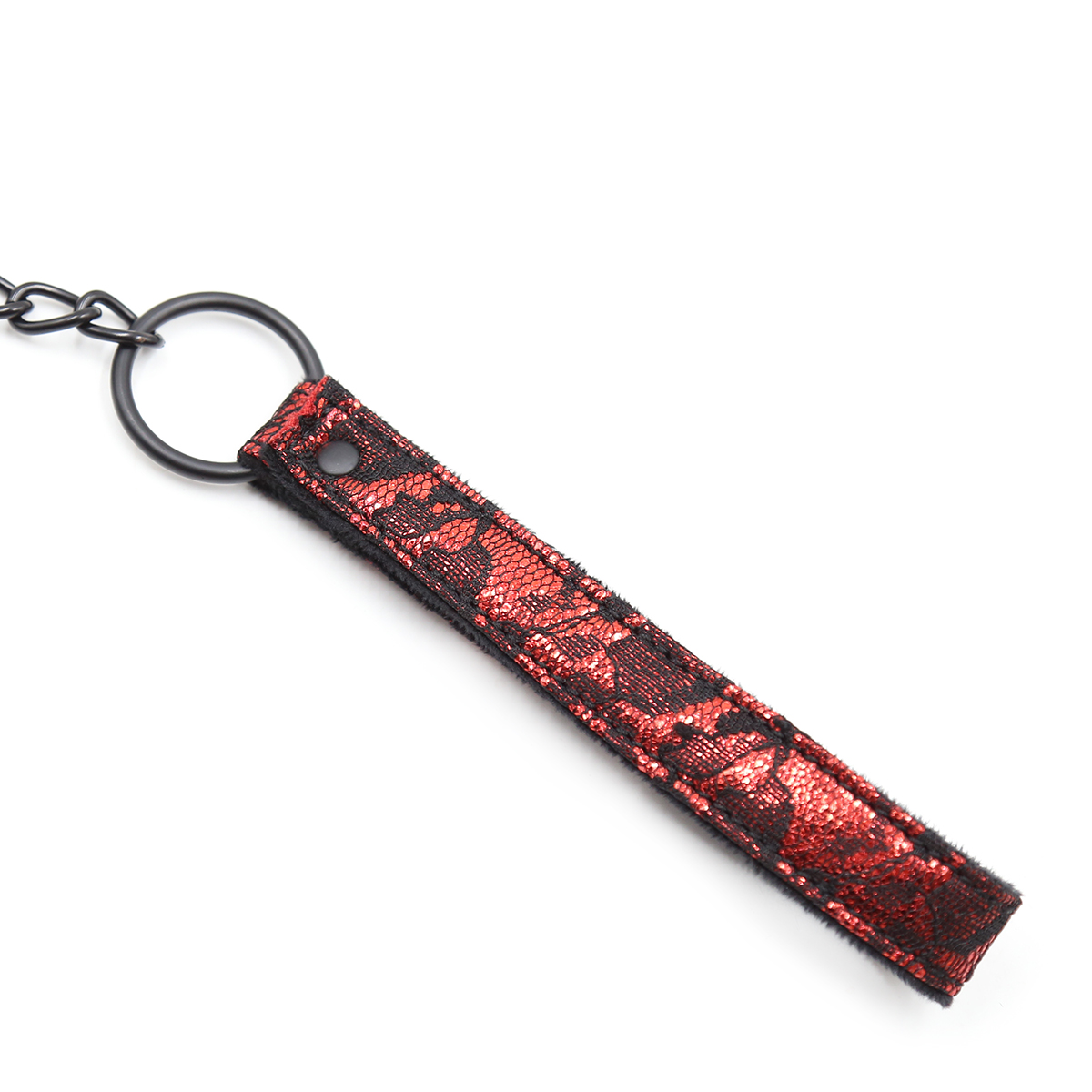 Naughty Toys Red Collar with Black Leash - Image 4