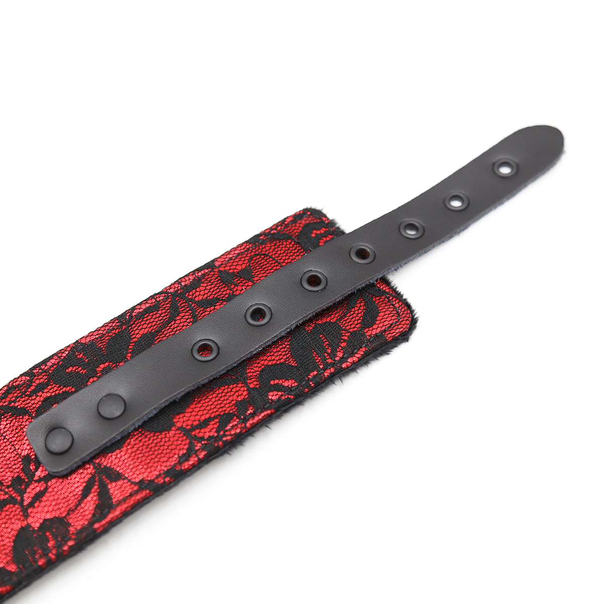 Naughty Toys Red Collar with Black Leash - Image 6