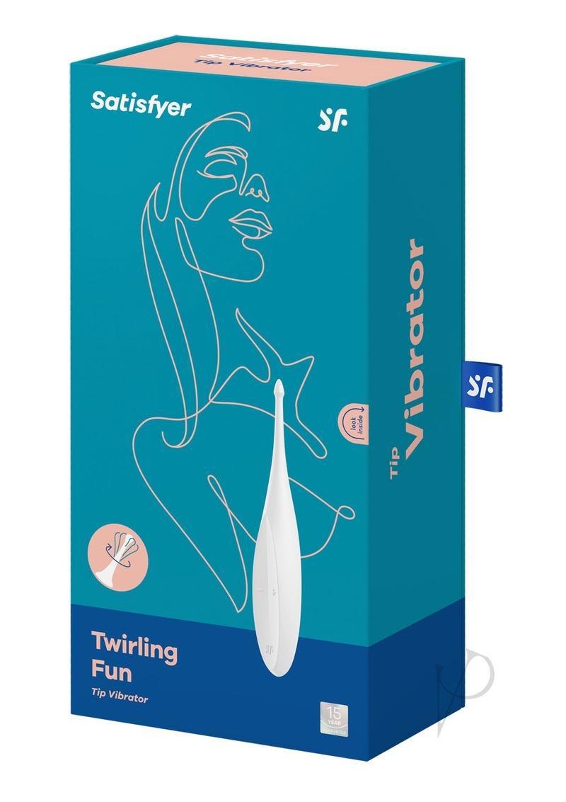 Satisfyer Twirling Fun Pinpoint Vibrator WHITE - Image 4