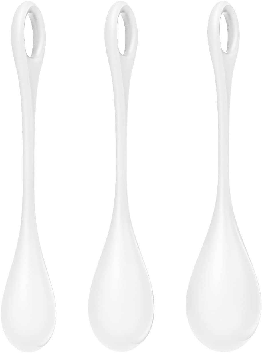 Satisfyer Yoni Power 1 Kegel Balls WHITE 3-PIECE SET - Image 5