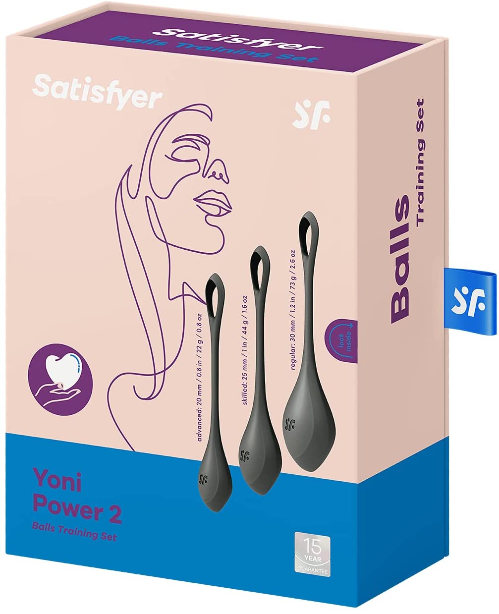 Satisfyer Yoni Power 2 Kegel Balls BLACK 3-PIECE SET - Image 7