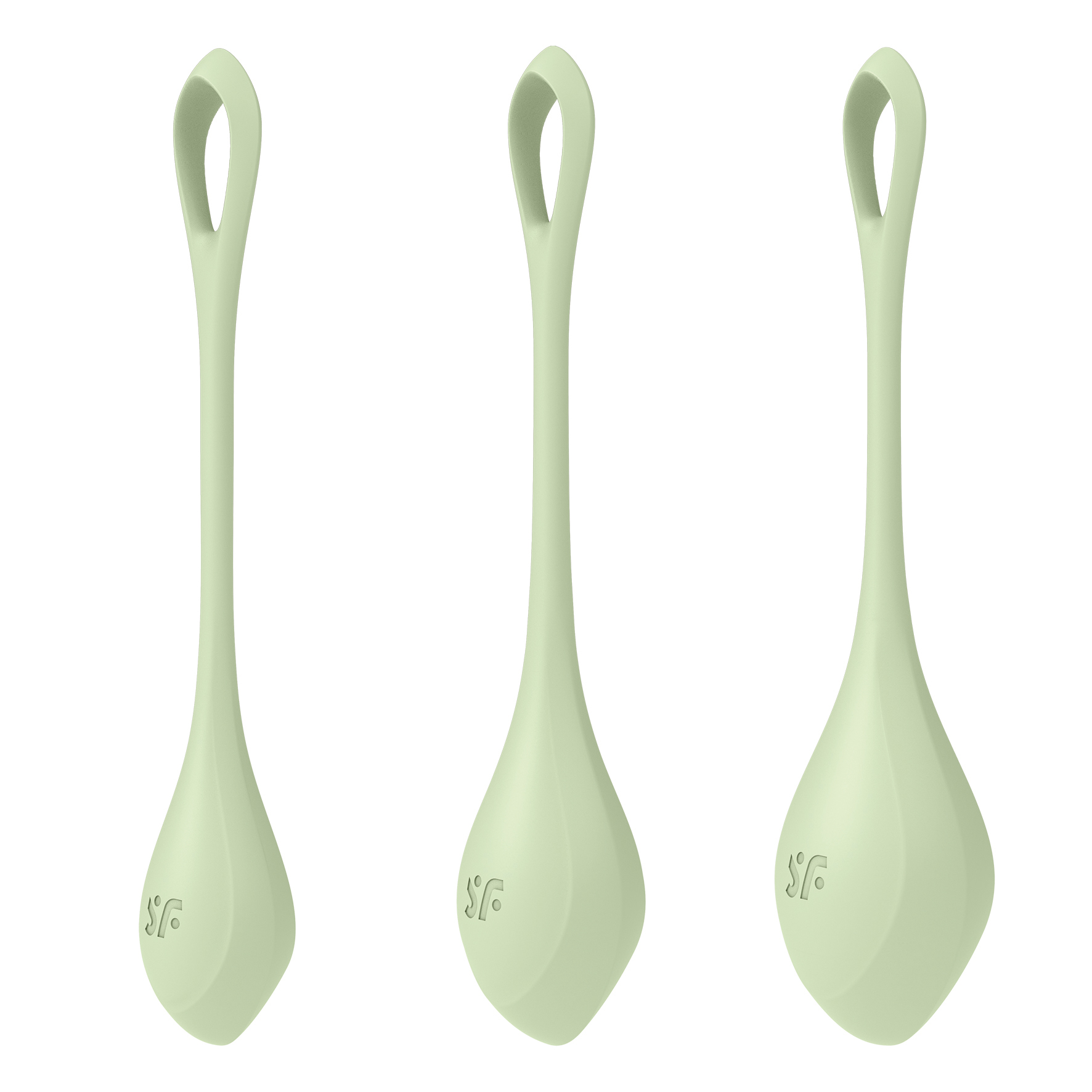 Satisfyer Yoni Power 2 Kegel Balls LIGHT GREEN 3-PIECE SET - Image 4