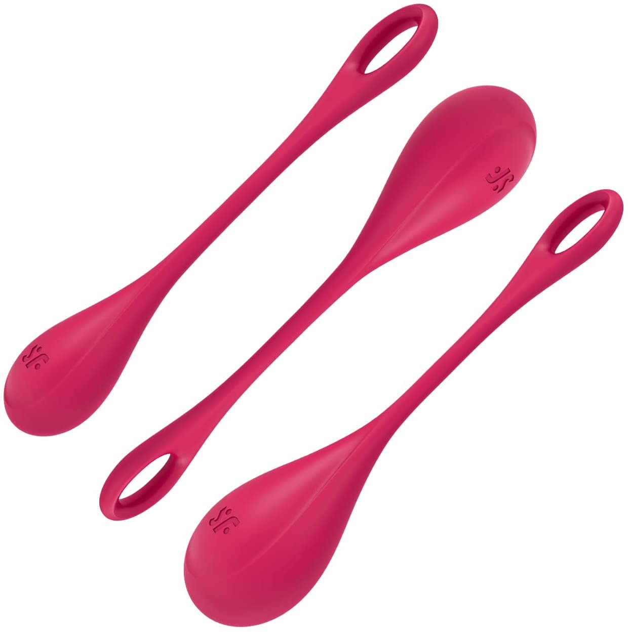 Satisfyer Yoni Power 1 Kegel Balls RED 3-PIECE SET - Image 3