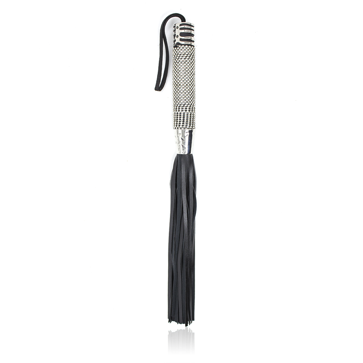 Naughty Toys Whip with Rhinestone Handle 45cm - Image 3