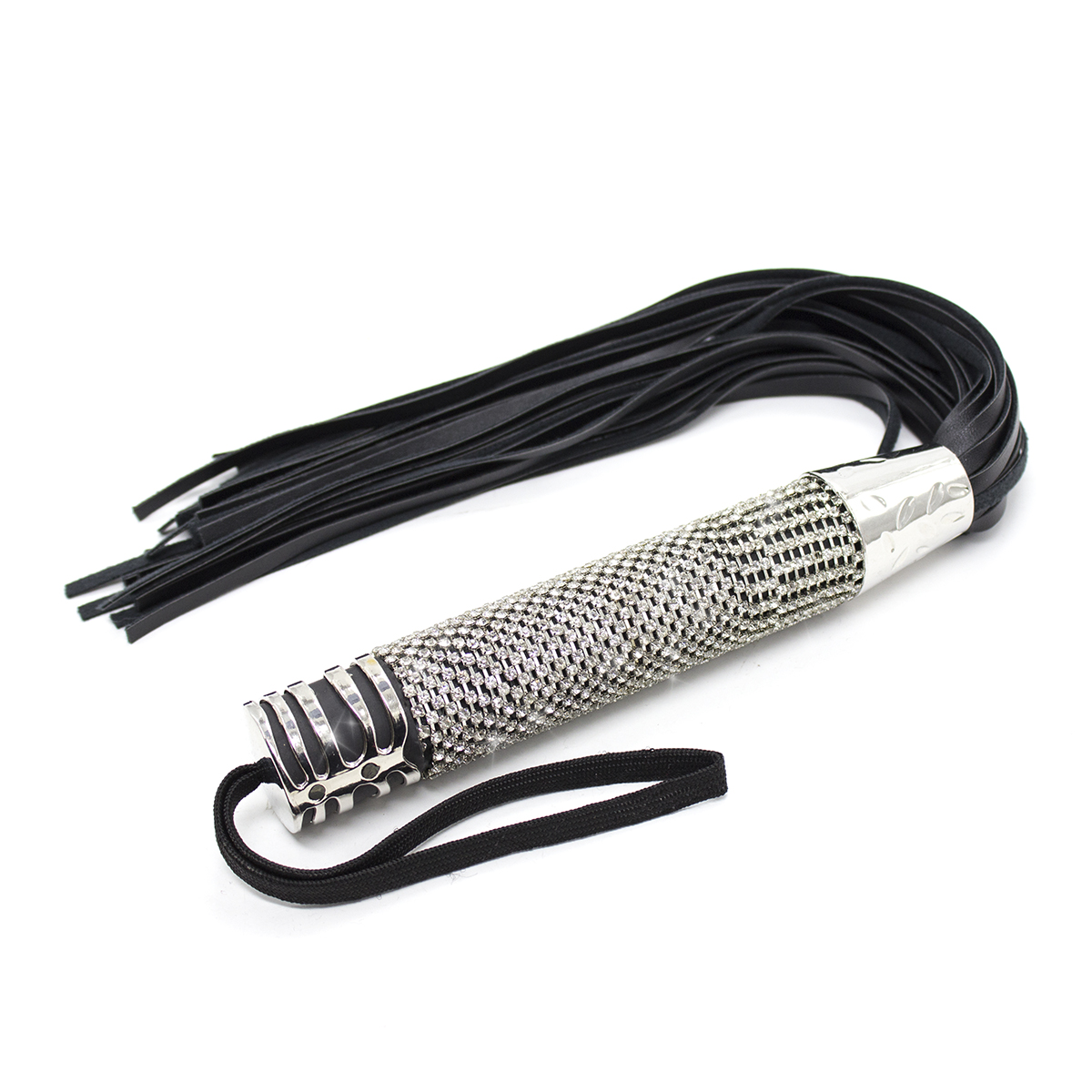 Naughty Toys Whip with Rhinestone Handle 45cm - Image 4