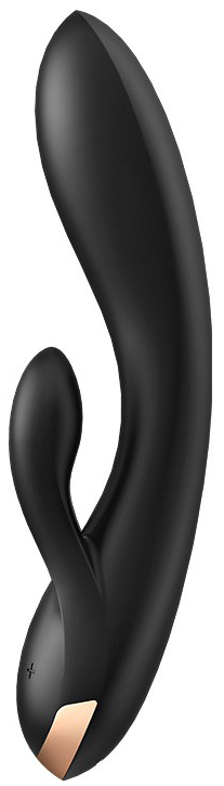 Satisfyer Double Flex Rabbit Vibrator with Connect App BLACK - Image 4