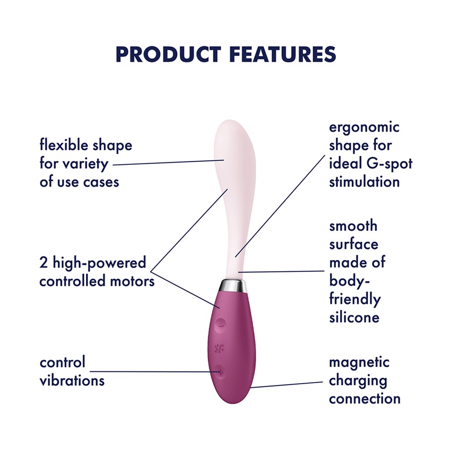 Satisfyer G-Spot Flex 3 vibrator red - Image 3