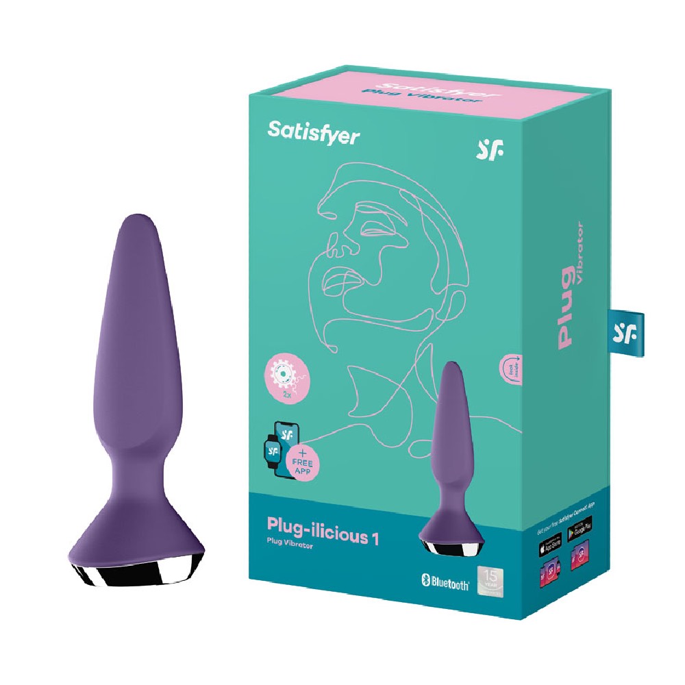 Πρωκτική Σφήνα με Δόνηση Satisfyer PLUG-ILICIOUS 1 ΜΩΒ - Image 2
