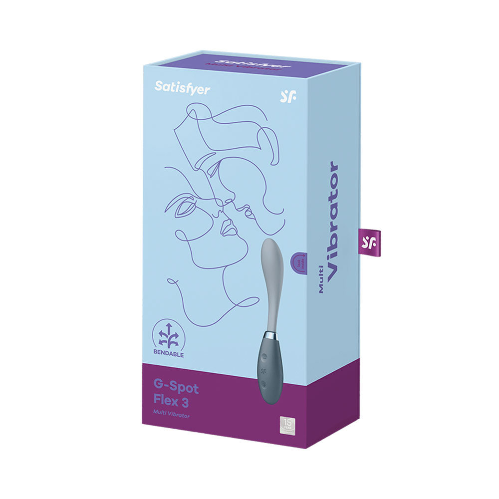 Satisfyer G-Spot Flex 3 vibrator grey - Image 7