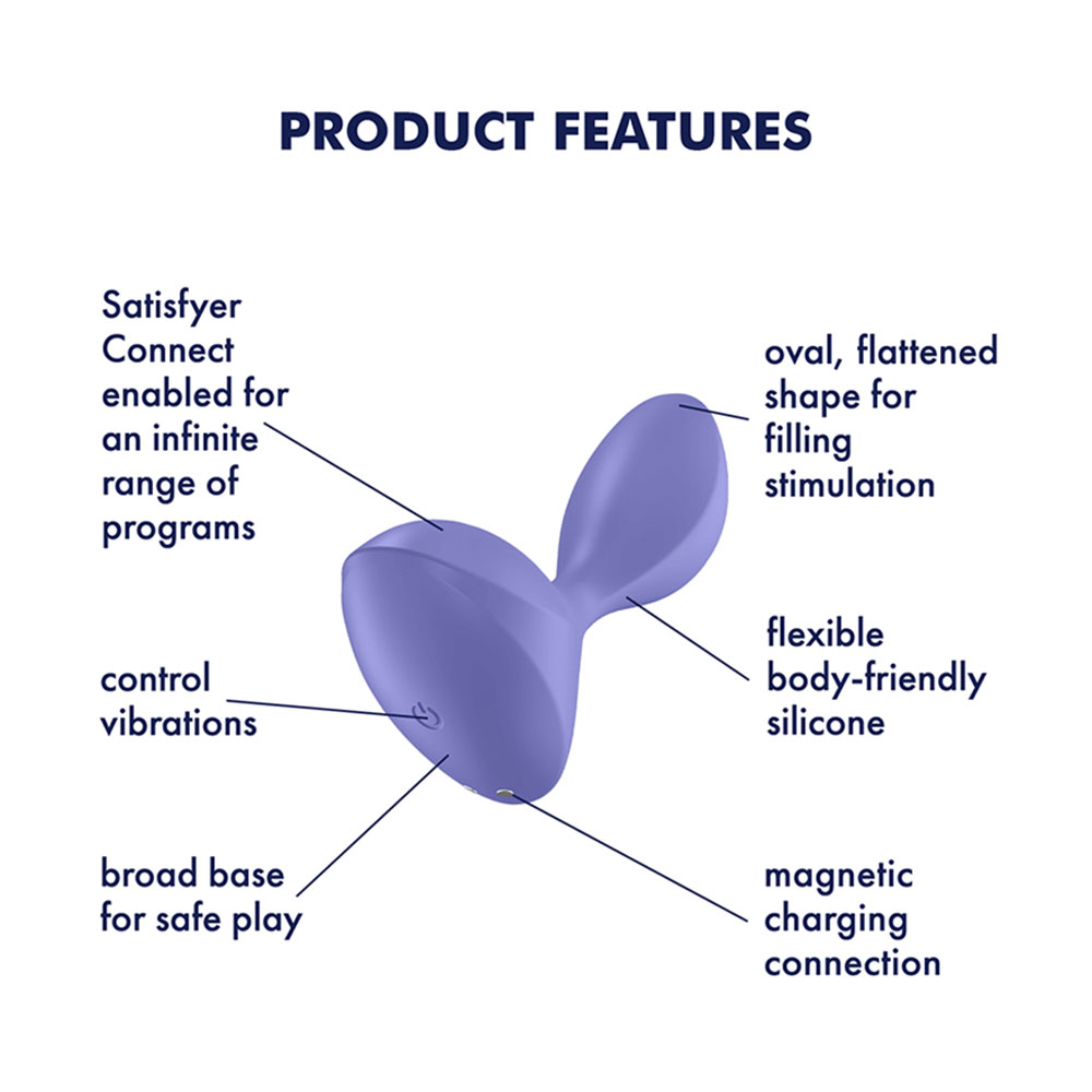 Satisfyer Sweet Seal butt plug with vibration lilac - Image 5