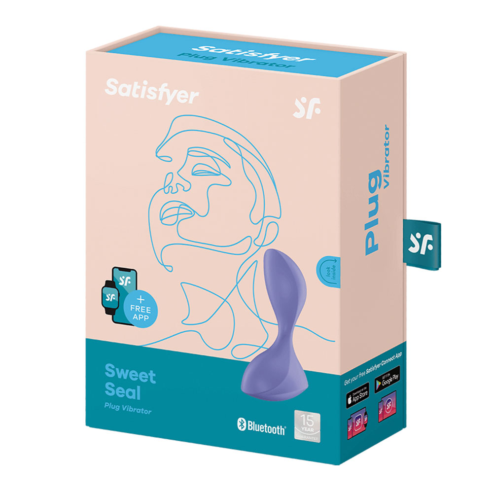 Satisfyer Sweet Seal butt plug with vibration lilac - Image 6