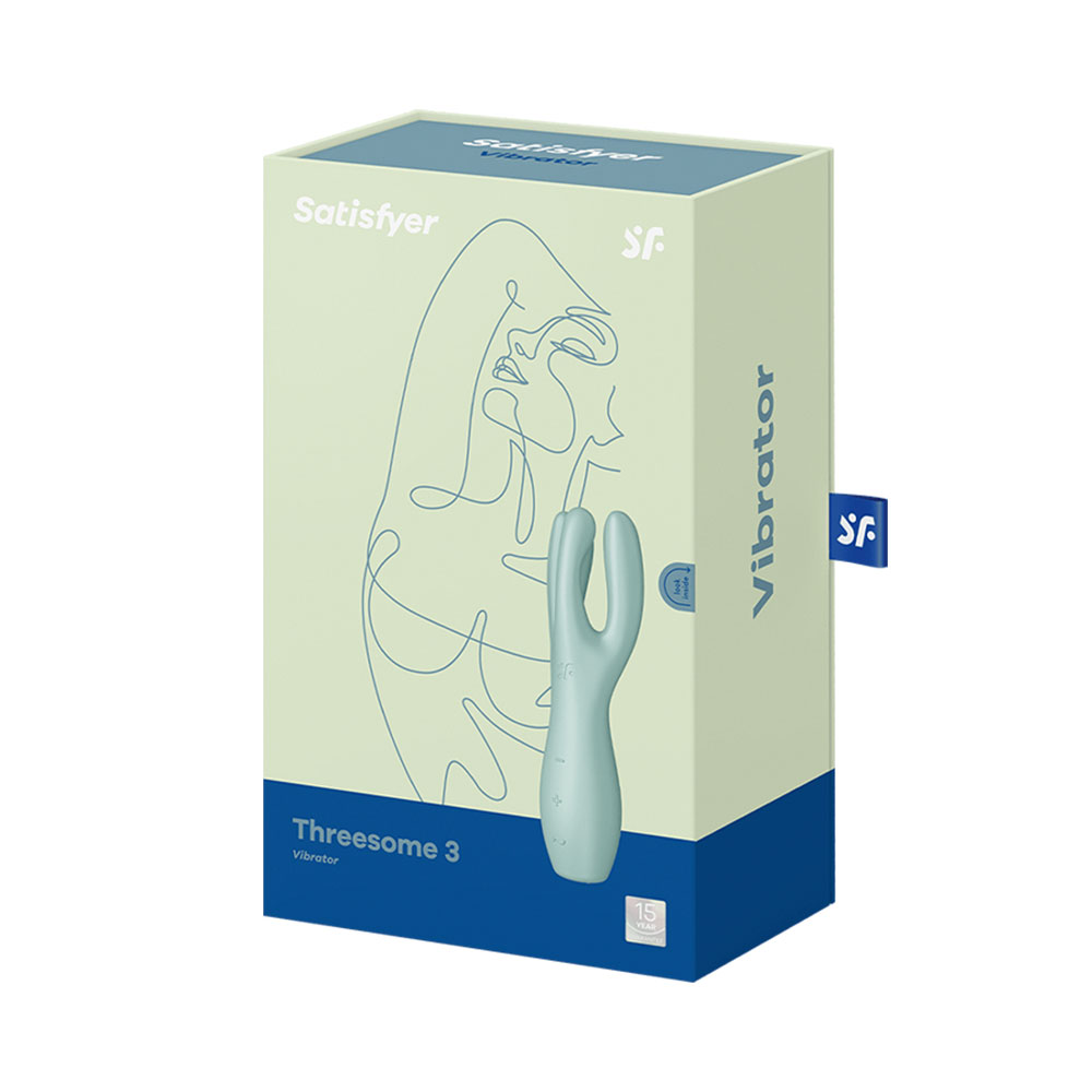 Satisfyer Threesome 3 clitoral/vaginal vibrator mint - Image 6