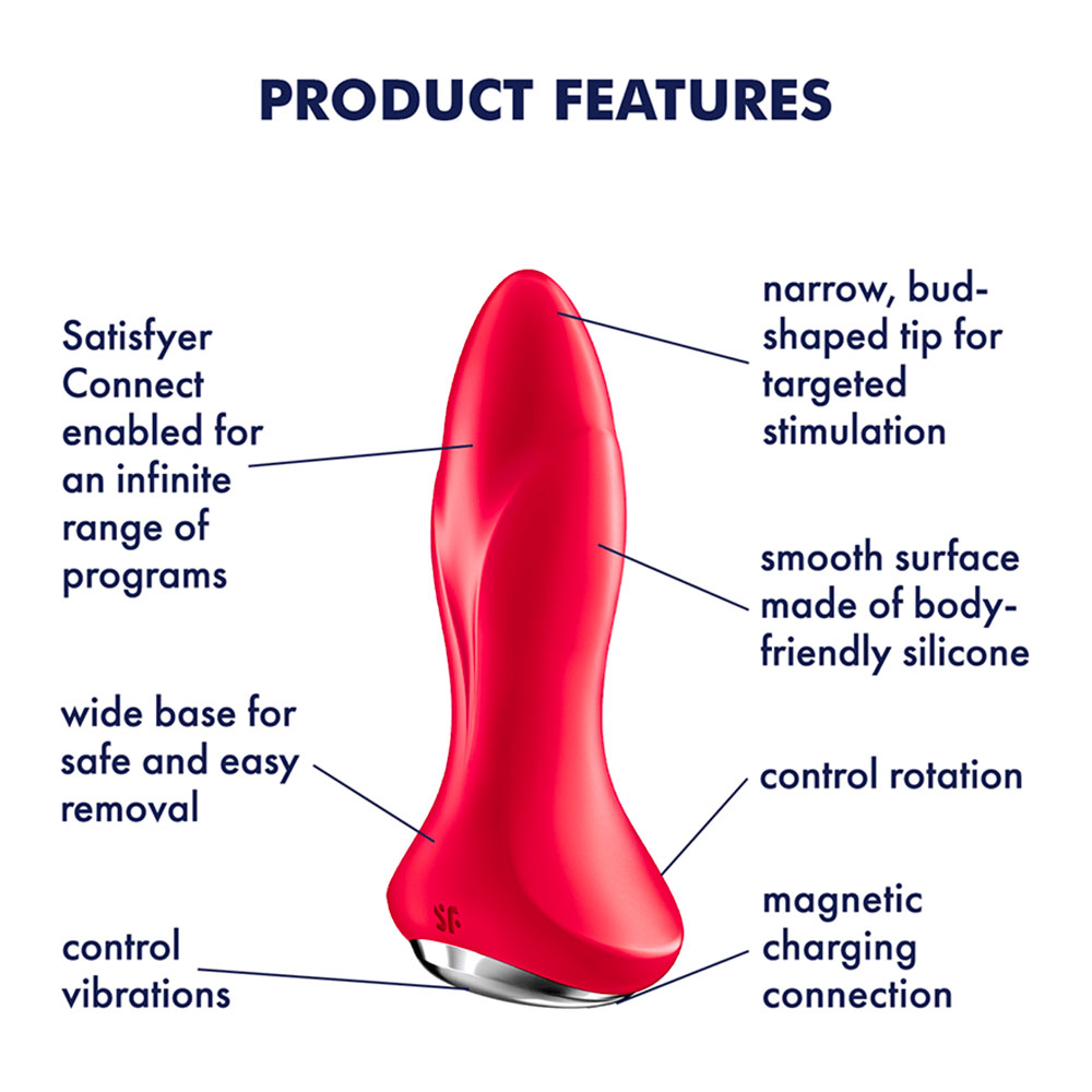 Satisfyer Rotator Plug 1 butt plug vibrator red - Image 6
