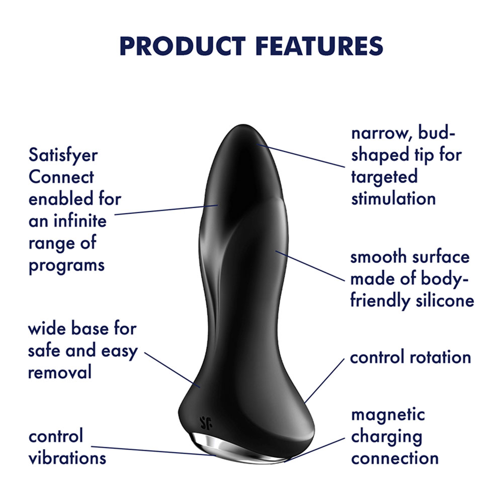 Satisfyer Rotator Plug 1 butt plug vibrator black - Image 6