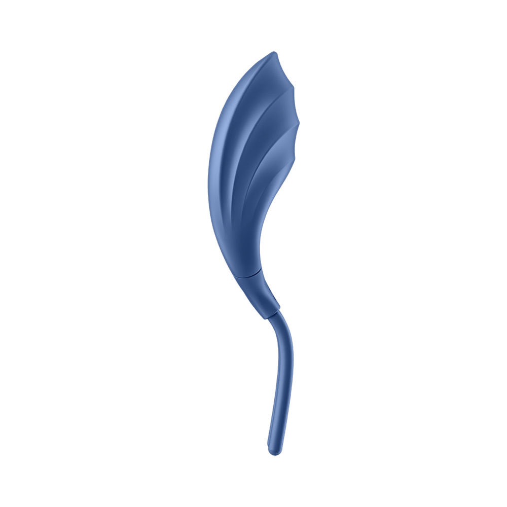 Satisfyer Swordsman cock ring with ribbed structure and 12 vibrating programs blue - Image 3