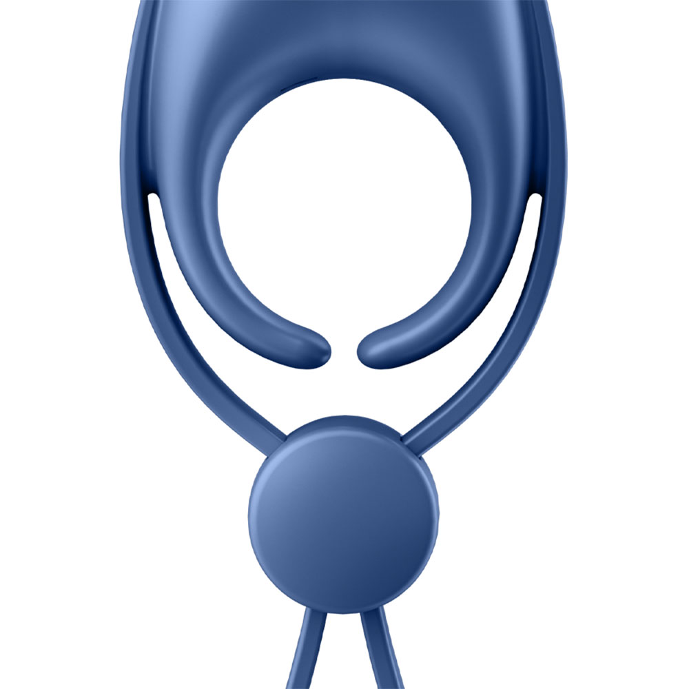Satisfyer Sniper adjustable cock ring with 12 vibration programs blue - Image 3