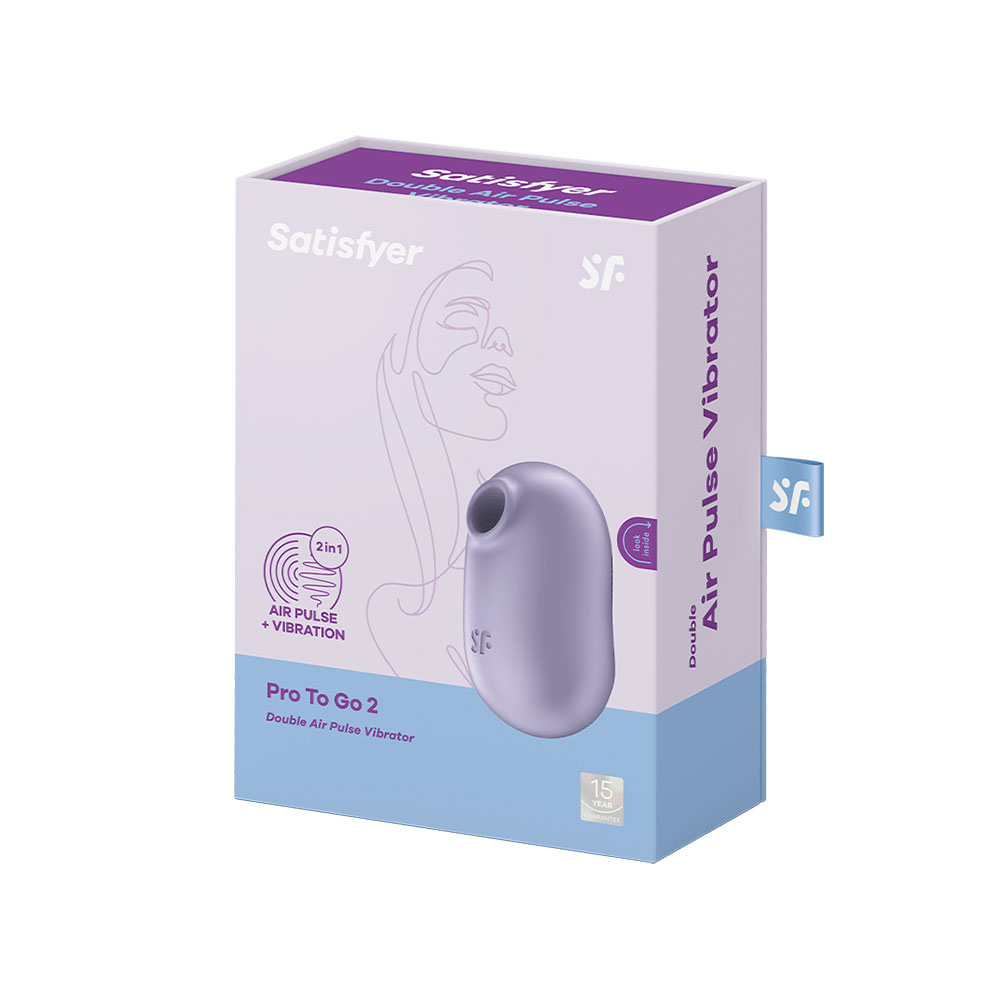 Satisfyer Pro to Go 2 Air Pulse Vibrator Violet - Image 6
