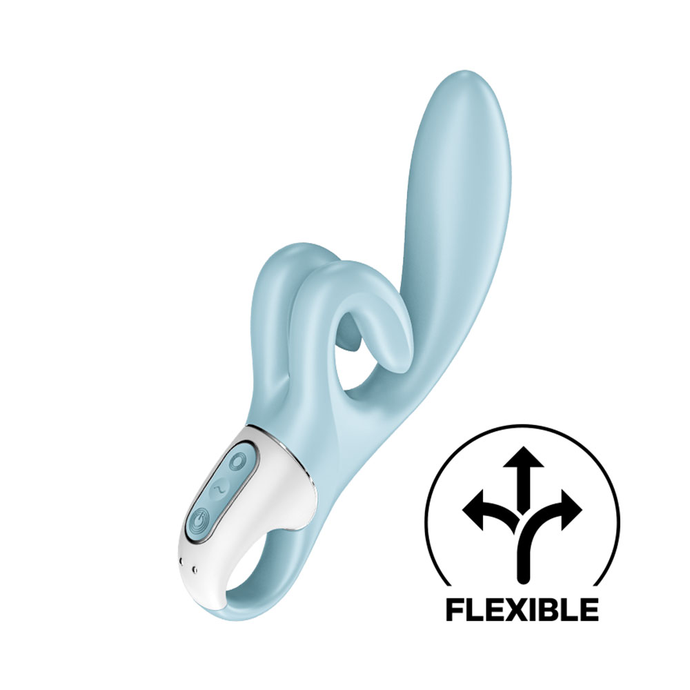 Satisfyer Touch me Rabbit Vibrator Blue - Image 2
