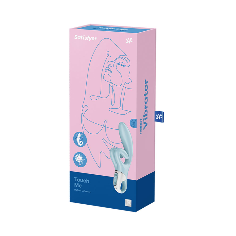 Satisfyer Touch me Rabbit Vibrator Blue - Image 6