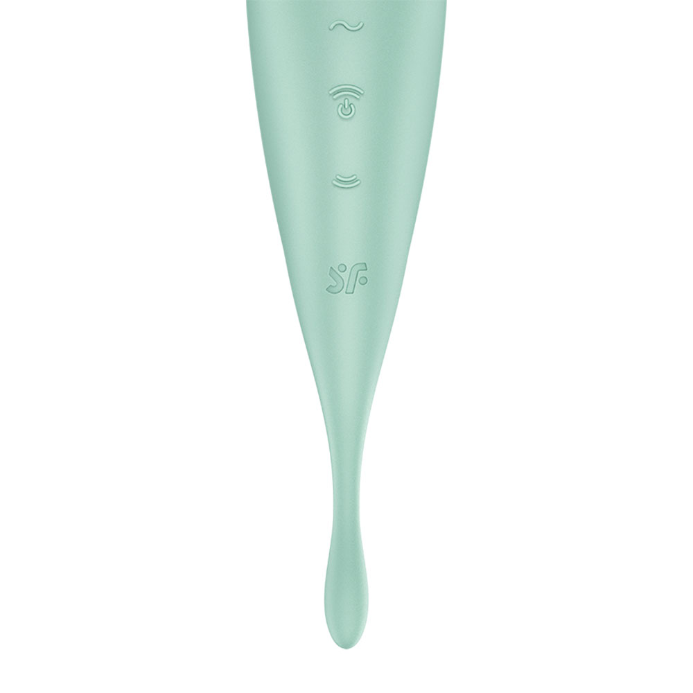 Satisfyer Twirling Pro+ Hybrid Air Pulse Vibrator Mint - Image 4