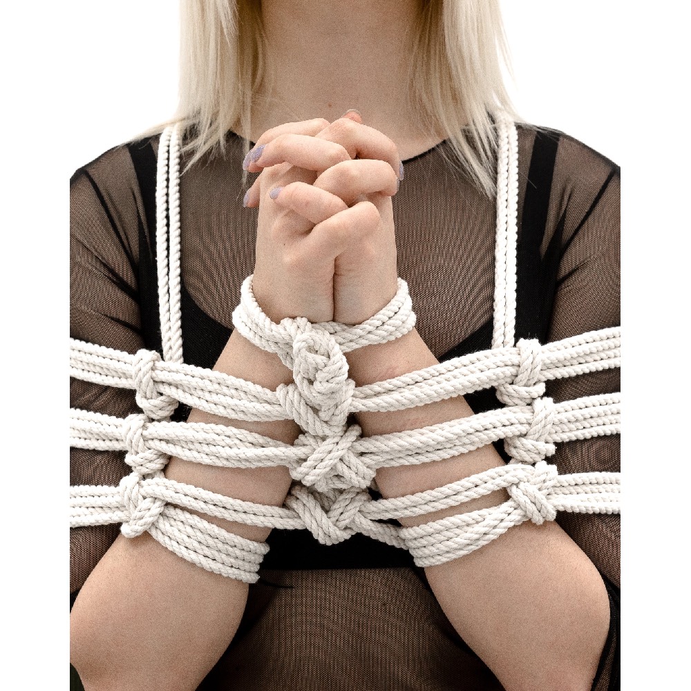 Naughty Toys White Bondage Rope 10 Meters - Image 2